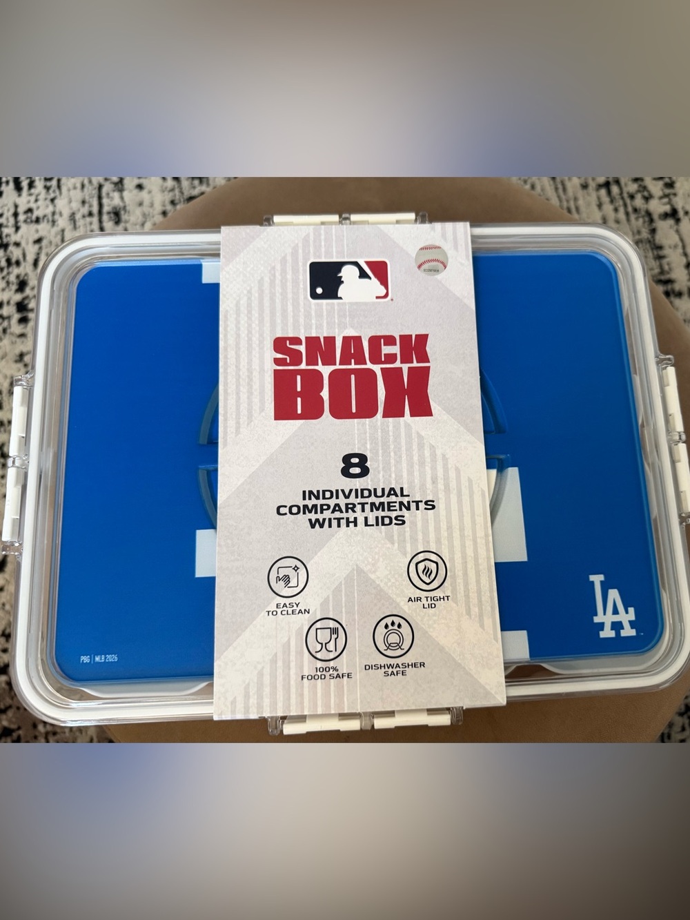 MLB Los Angeles Dodgers Snack Box